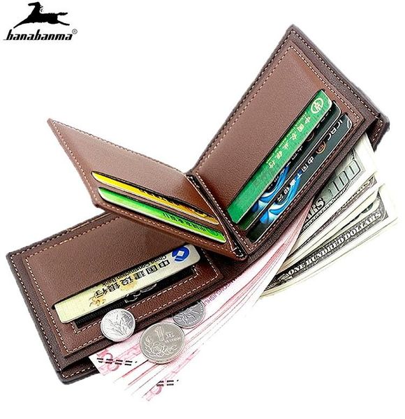 

men's short wallets holder money masculina billetera hombre purse three fold male slim men uomo porte portomonee, Red;black