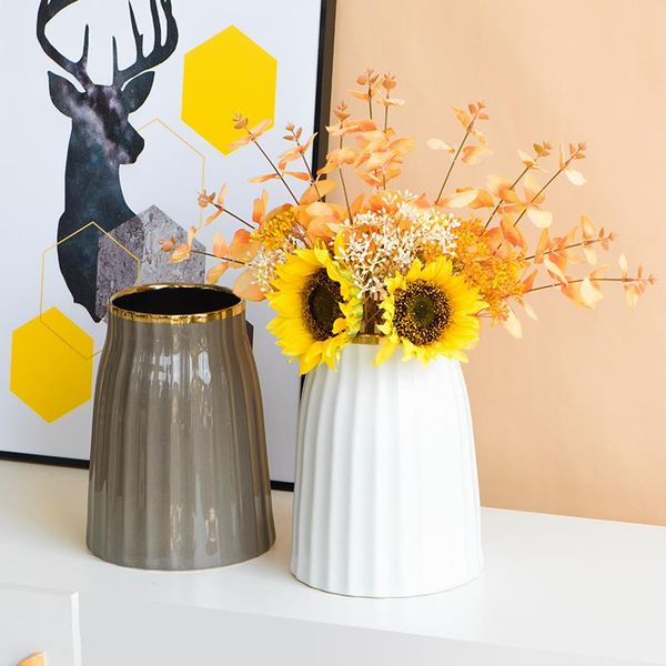 

vases simple luxury vase ceramic art nordic crafts creative modern deskdecoracion hogar living room casa da60hp