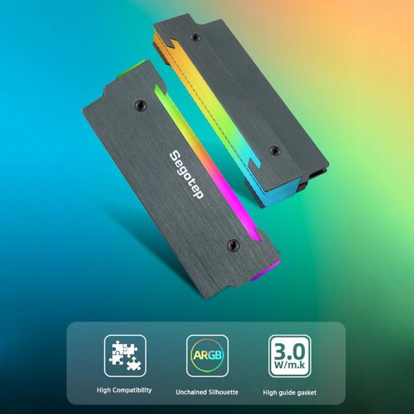 

fans & coolings nc4 memory cooling vest 5v 3pin/sata port ram heatsink cooler rgb aluminum heat dissipation pad radiator for deskddr4 dd