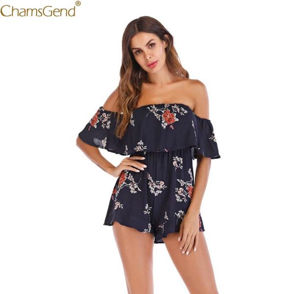 

women's jumpsuits & rompers floral plus size and for women off shoulder summer strapless print casual bodysuit ladies apr, Black;white