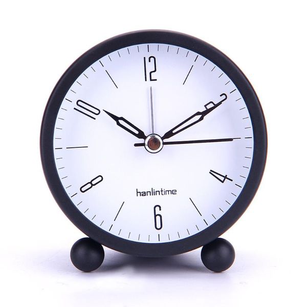 

other clocks & accessories retro bedside portable cute gift metal bedroom 4 inch mechanical alarm clock home office double bell round digita