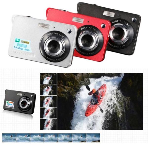 

2.7 inch tft lcd display 18mp 720p 8x zoom hd digital camera anti-shake camcorder video cmos micro children gift cameras