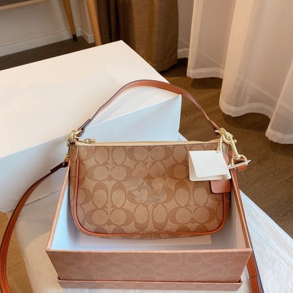 

wholesale crescent homemade cowhide special original pvc with mahjong one shoulder bag yw ywluxurys designers bag