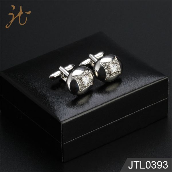

fashion business french sleeve stud men's cuff linksfvl4, Silver