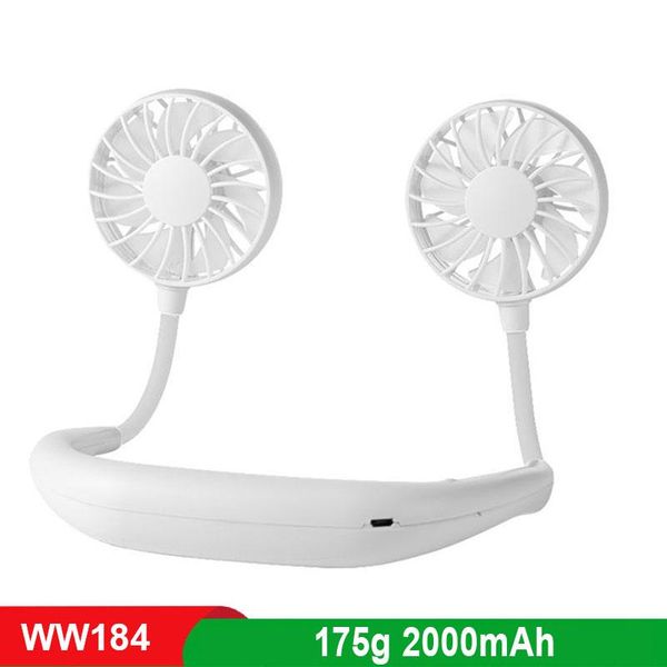 

electric fans portable hanging neck fan with function easy to clean 360 degrees universal adjustable usb charging small