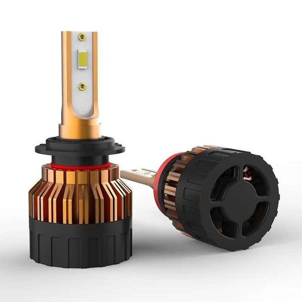 

car headlights three color led automobile headlamp h1h4h7 lamp