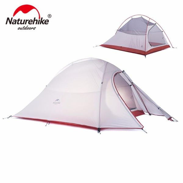 

naturehike cloudup 2 person camping tent 20d silicone ultralight outdoor hiking 4 season tents equipment with footprint and shelters