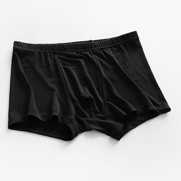 

underpants underwear men's summer ice silk mesh boxer breathable, Black;white
