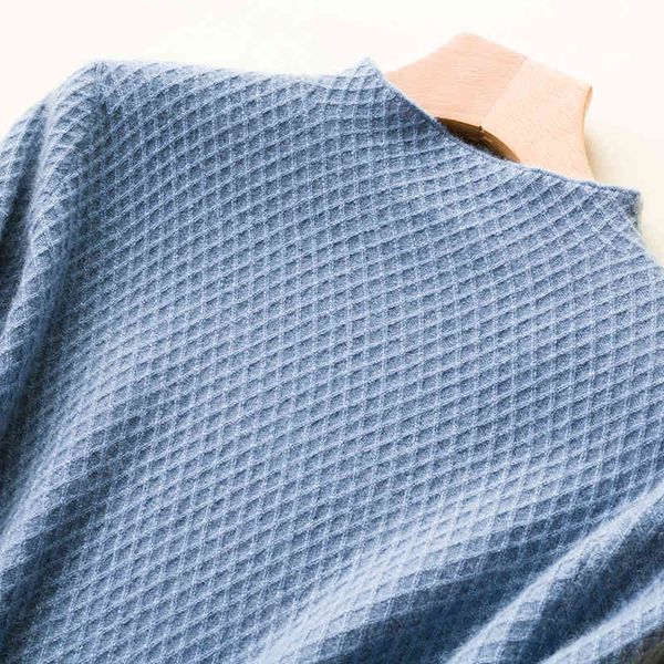 

sweaters 2021 winter sweater women o-neck 100% cashmere female twist pattern bottoming warm 6 colors pullover girl clothes, White;black