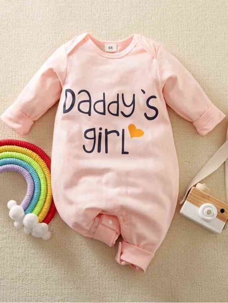 

baby letter & heart print jumpsuit she, Blue
