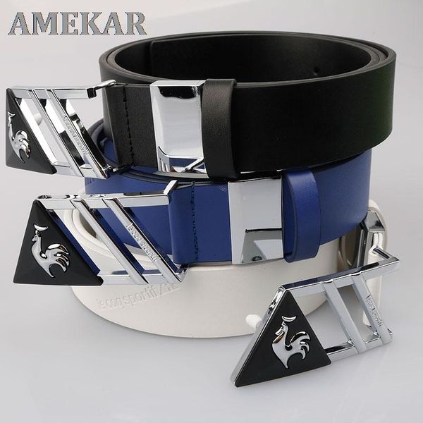 

belts selling golf belt genuine leather men male casual length cut by yourself, Black;brown
