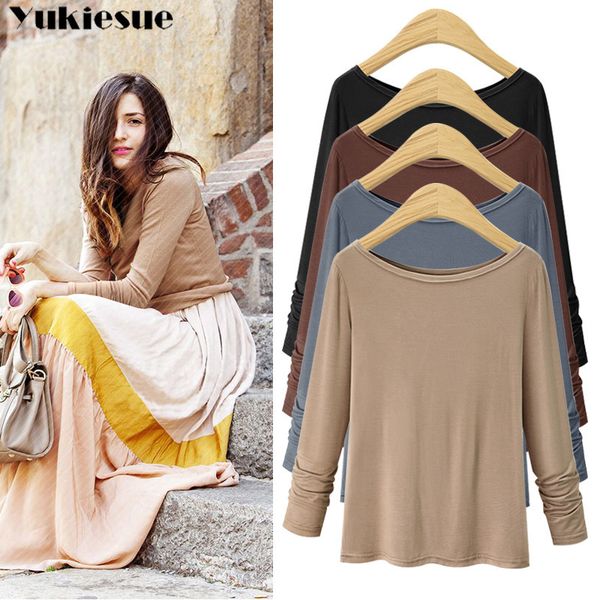 

summer women's tshirt long sleeve female t-shirt t-shirts for women t shirt woman tee shirt femme plus size 5xl 210519, White