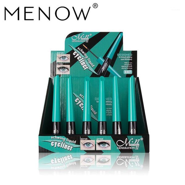

soft head brush eyeliner thick black waterproof sweatproof not blooming seal beauty makeup eye care1