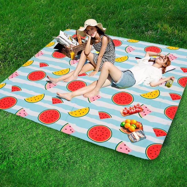 

outdoor pads folding camping mat beach picnic lightweig waterproof fashion sleeping pad moistureproof breathable soft