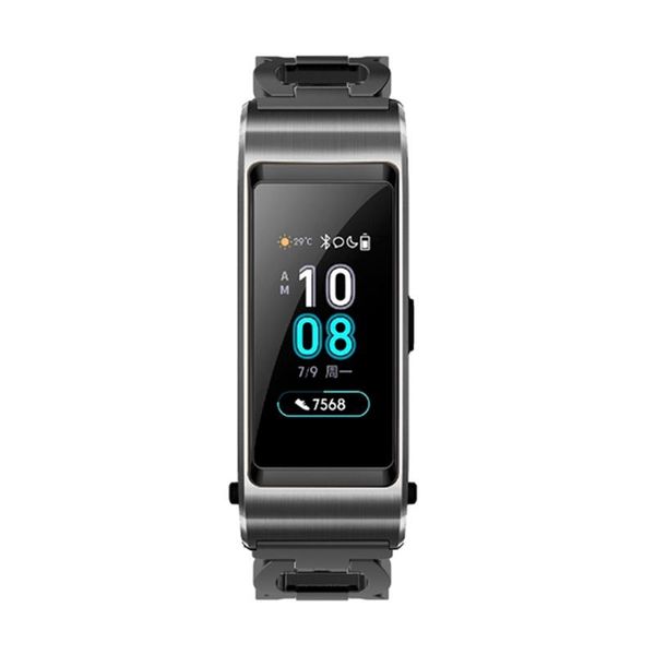 

watch bands band strap stainless steel wristwatch replacement accessories for huawei smart wristband, Black;brown