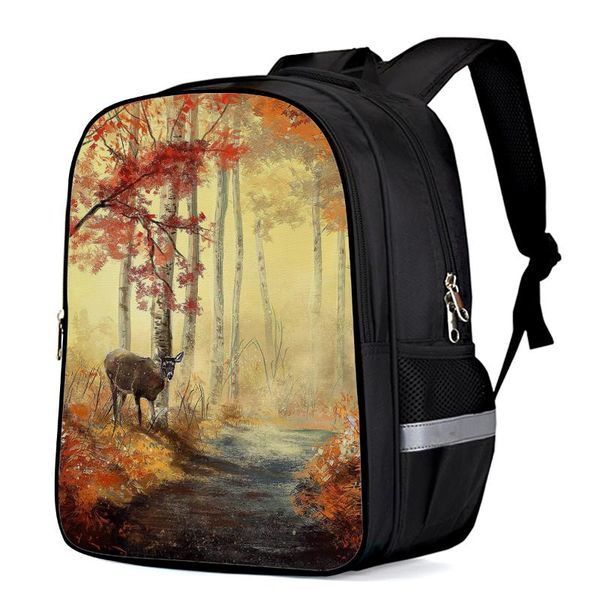

backpack deer forest trail toddler boy girl elementary school kindergarten