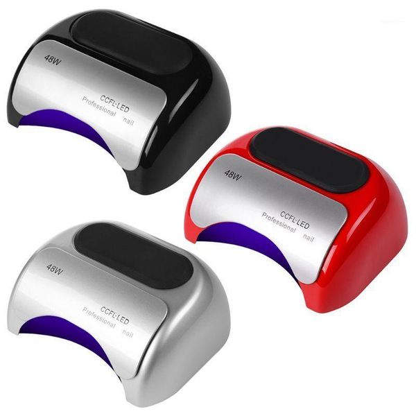 

professional 48w ccfl uv led lamp nail dryer cure nails polish gel art automatic induction manicure tools1