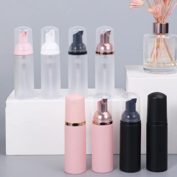 

20pcs 50ml plastic foam pump bottle refillable empty cosmetic container cleanser soap shampoo foaming bottles storage & jars