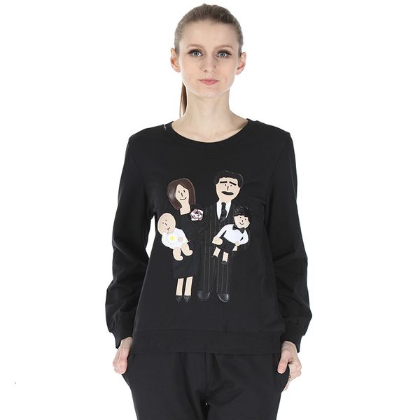 

women's two piece pants 2021 women 2 pieces define female spring hoodies + long sleeve ladies embroidered family suit track together, White