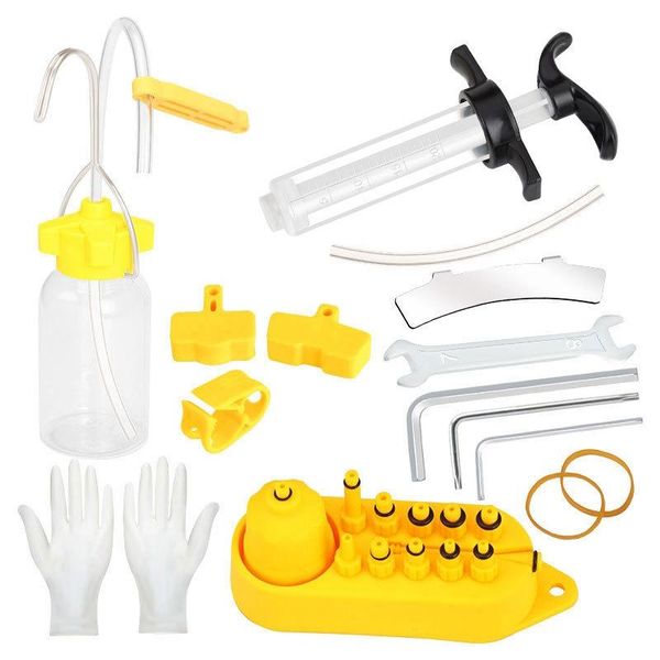 

tools ezmtb bicycle hydraulic brake disc oil bleed kit for , tektro, magura series mtb road bike repair tool