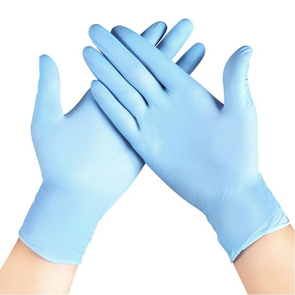 

nail art kits 100pcs disposable latex rubber gloves household cleaning food handle or industrial use universal left and right hand