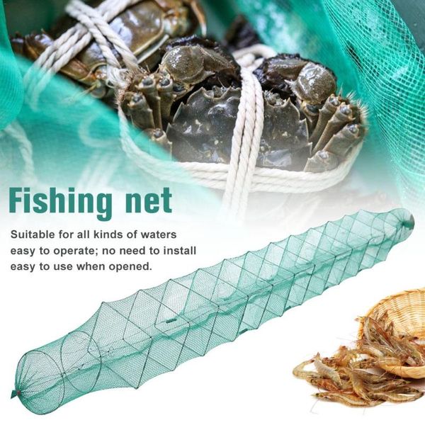 

net catcher trap foldable portable for crab crayfish lobster non-adhesive durable fish fishing supplies accessories