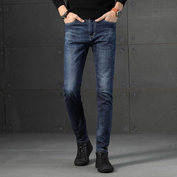

jeans men's in spring and summer of 2021, Blue