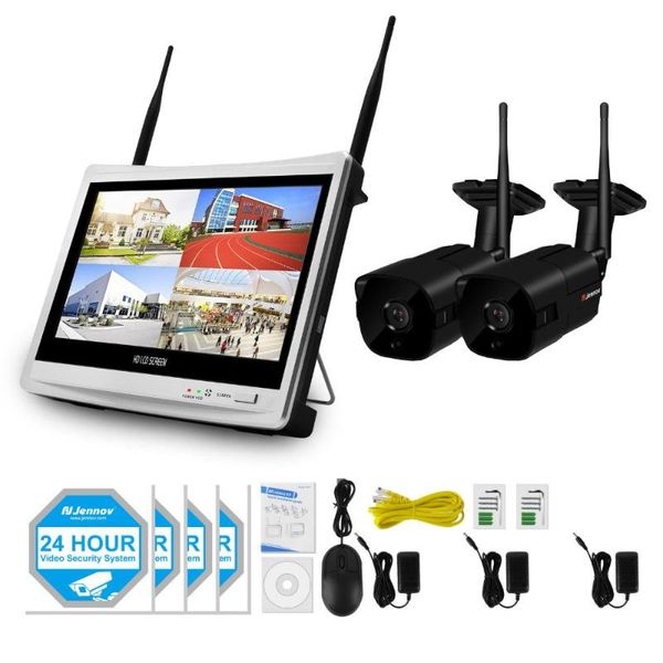

ip security camera system wifi cctv set wireless nvr lcd monitor home outdoor video surveillance kit nanny ipcam systems