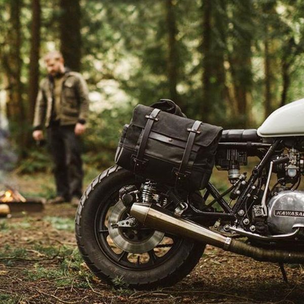 

backpack retro motorcycle bag tool waterproof side pouch knight crossbody helmet