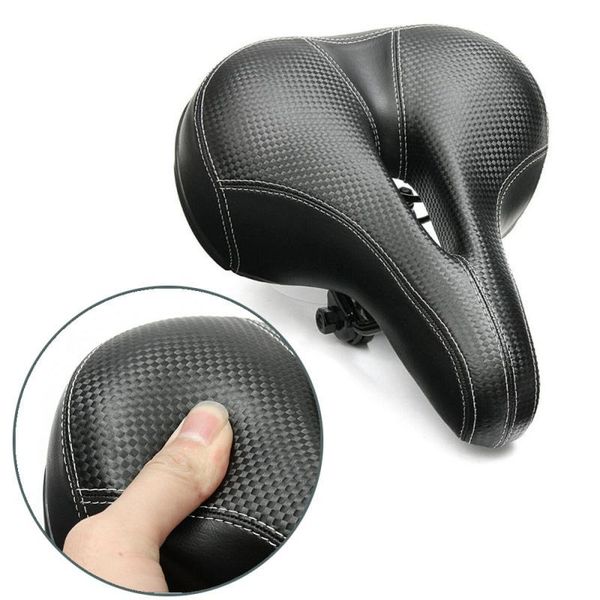 

bike saddles bicycle saddle cushion pad parts cycling mtb wide seat big bum soft comfort pads sprung thickened foaming