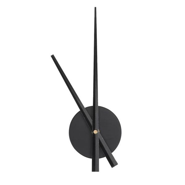 

wall clocks diy large cross-stitch clock hands needles 3d home art decor mechanism accessories(black,without batter