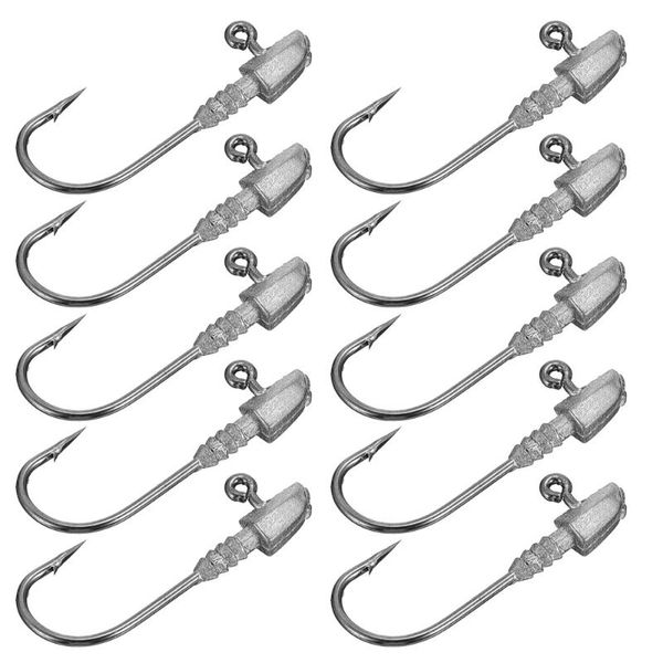 

10pcs durable fishing hook bait practical fishhook tackle hooks