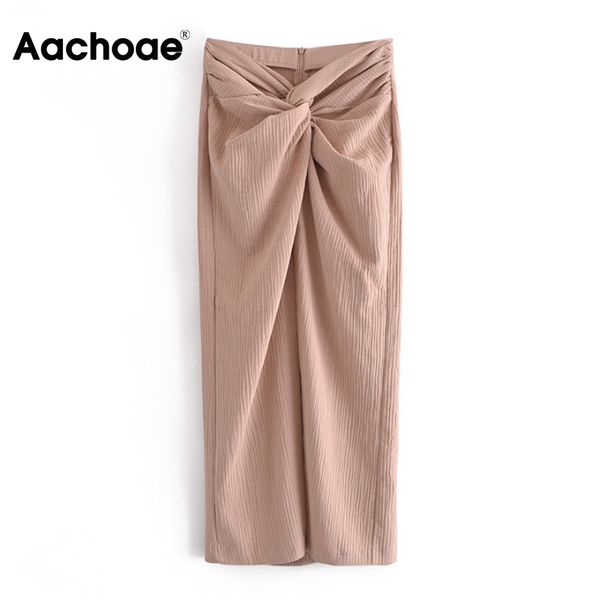 

2021 summer solid bodycon skirt front twist stylish party skirts knee length holiday beach pencil skirts ropa mujer, Black;white