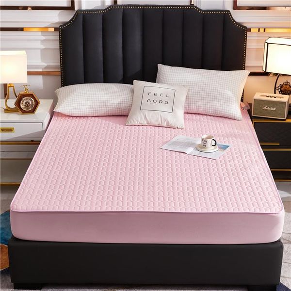 

sheets & sets breathable mattress protector waterproof printed elastic fitted sheet er protection pad bed covers cover bedspread