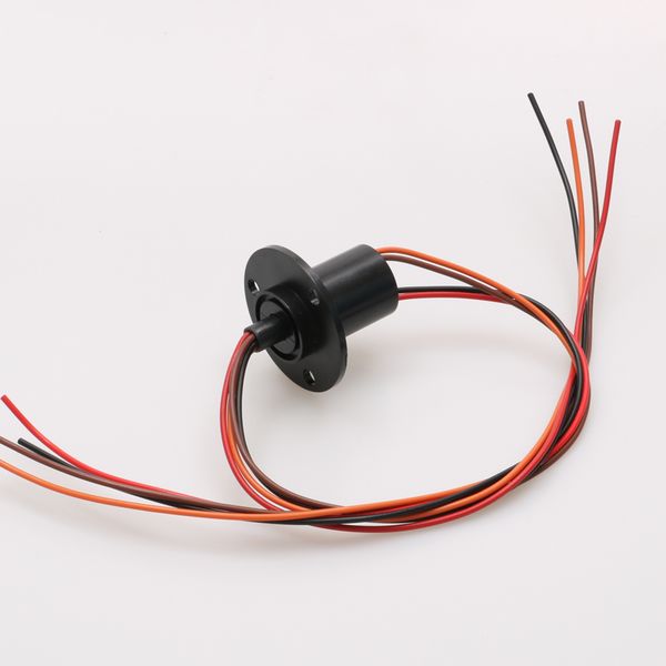 

slip ring dia.22mm 4/6channels 10a wind power slipring 360 degree rotary connecting joint rc electric conductive ring