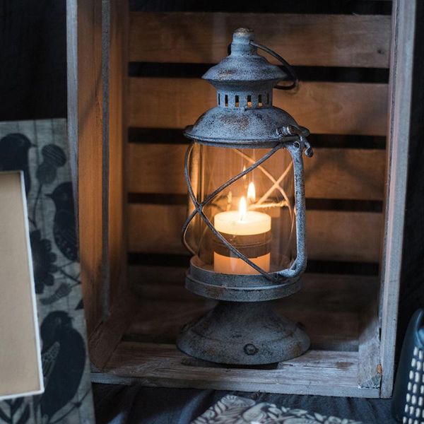 

metal lantern iron european candlestick decoration vintage decor glamour home rustic wedding swieczka house bj50zt candle holders