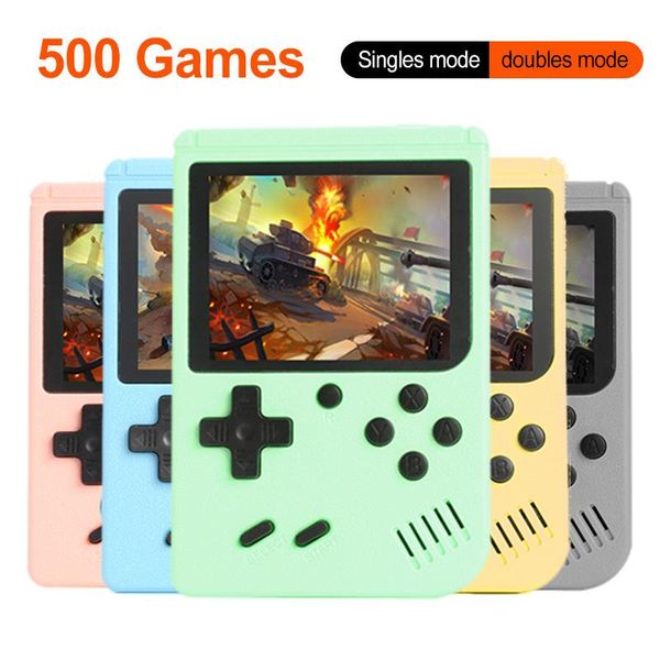 

portable game players 500 in 1 retro video console 3.0 inch handheld 8 bit mini pocket player for kids gift