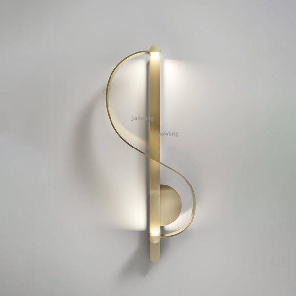 

wall lamps modern led creative decor bedroom light nordic sconces lighting warm living room fixtures