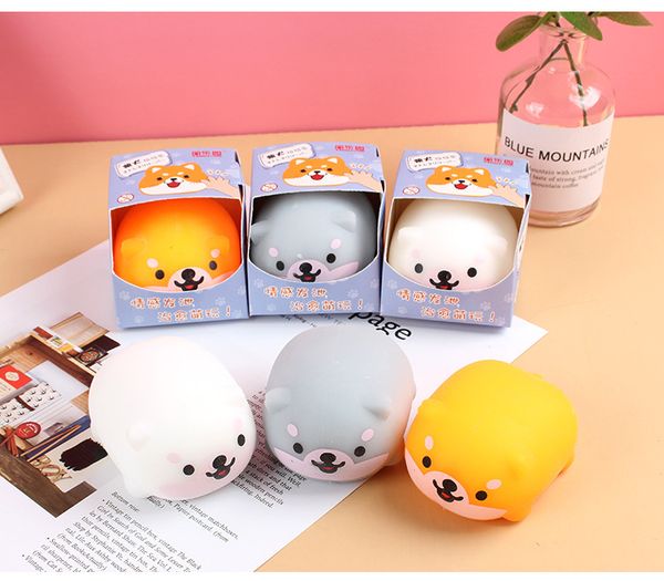 

creative decompression super cute shiba inu pinching joy puppy toy