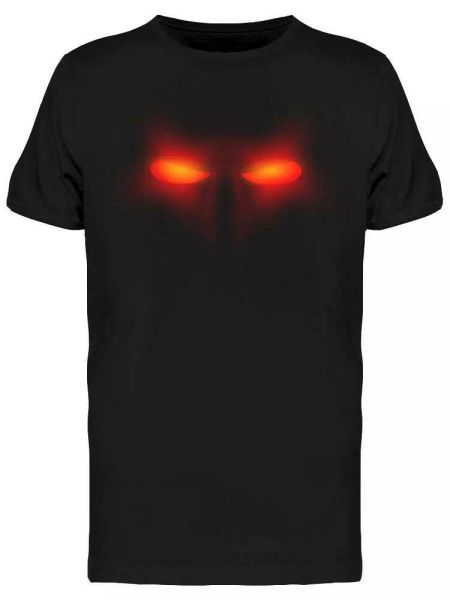 

Red Angry Eyes Design Tee Men's -Image by Shutterstock, White;black