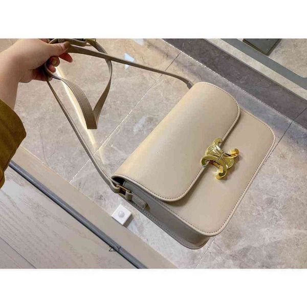 

large-capacity handbagsbag female 2021 new tofu bag stewardess triumphant door lock small square one shoulder slanting leather hand zly