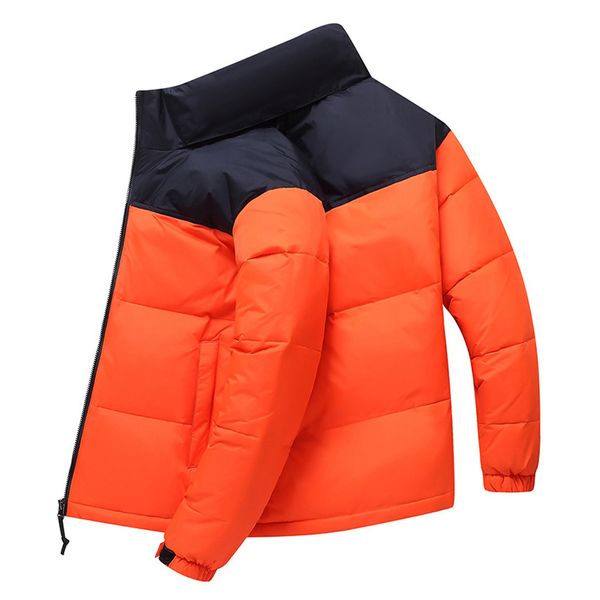 

2021 white duck feather fashion windproof thick cotton et casual warm coat winter men's, Black