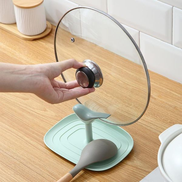 

kitchen storage & organization household multi-function spatula spoon rack mat holder pot cover accessories tools