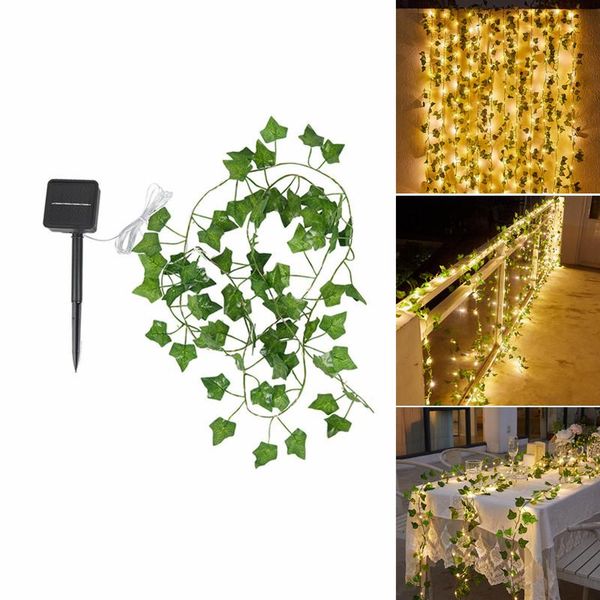 

strings solar led light outdoor string lights garden decor fairy garland christmas room