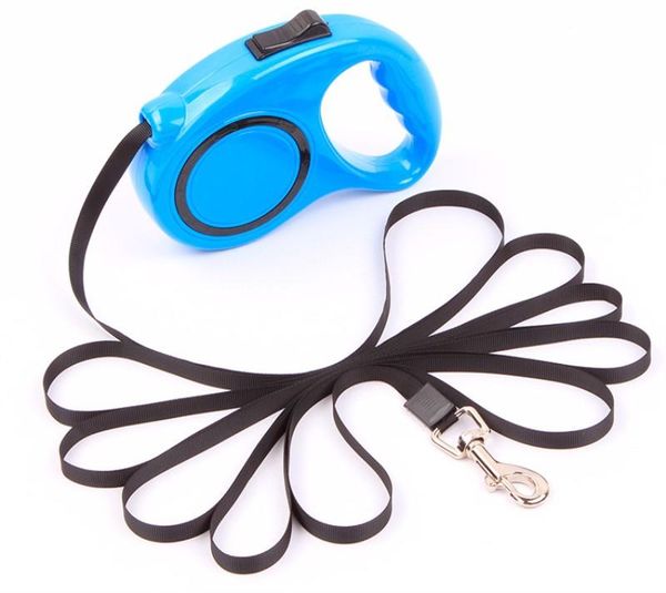 

dog collars & leashes 3m leash easy gripping pulling walking running automatic retractable lead for small medium pet dogs supplies