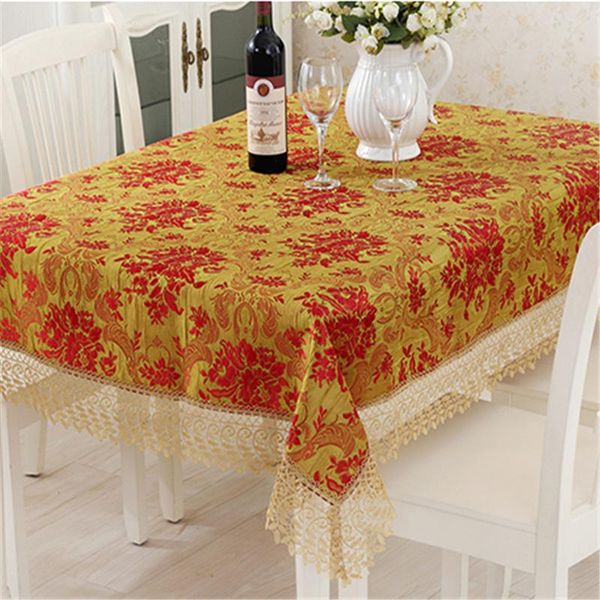 

table cloth 2021 traditional rectangle covers wedding party decoration floral embroidered dustproof runners almofada