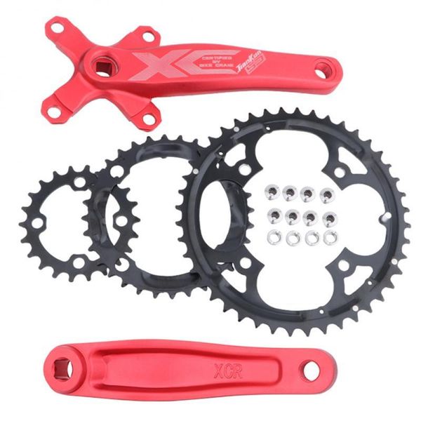 

bike heels & chainwheels detachable taper crankset 8/9 speed 22/32/44t crank high efficiency of change square hole universal competitiv