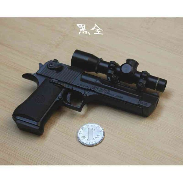 

69alloy empire 1:2.05 desert eagle rotating all metal simulation model gun can be thrown, disassembled and not fired
