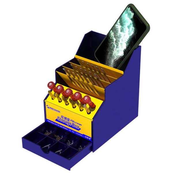 

professional hand tool sets multi-function mobile phone repair tools box pvc storage screwdrivers tweezers component container cellphone