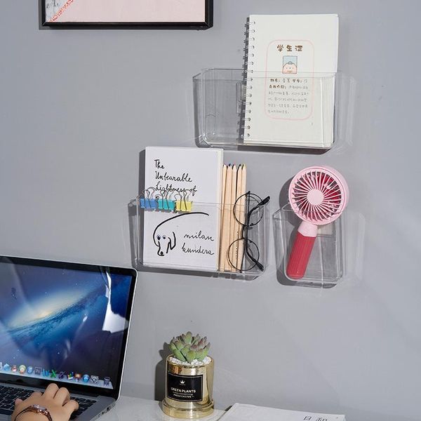 

remote control storage box wall mount viscose air conditioner mobile phone living room simple organize deskmulti-function bottles & jars